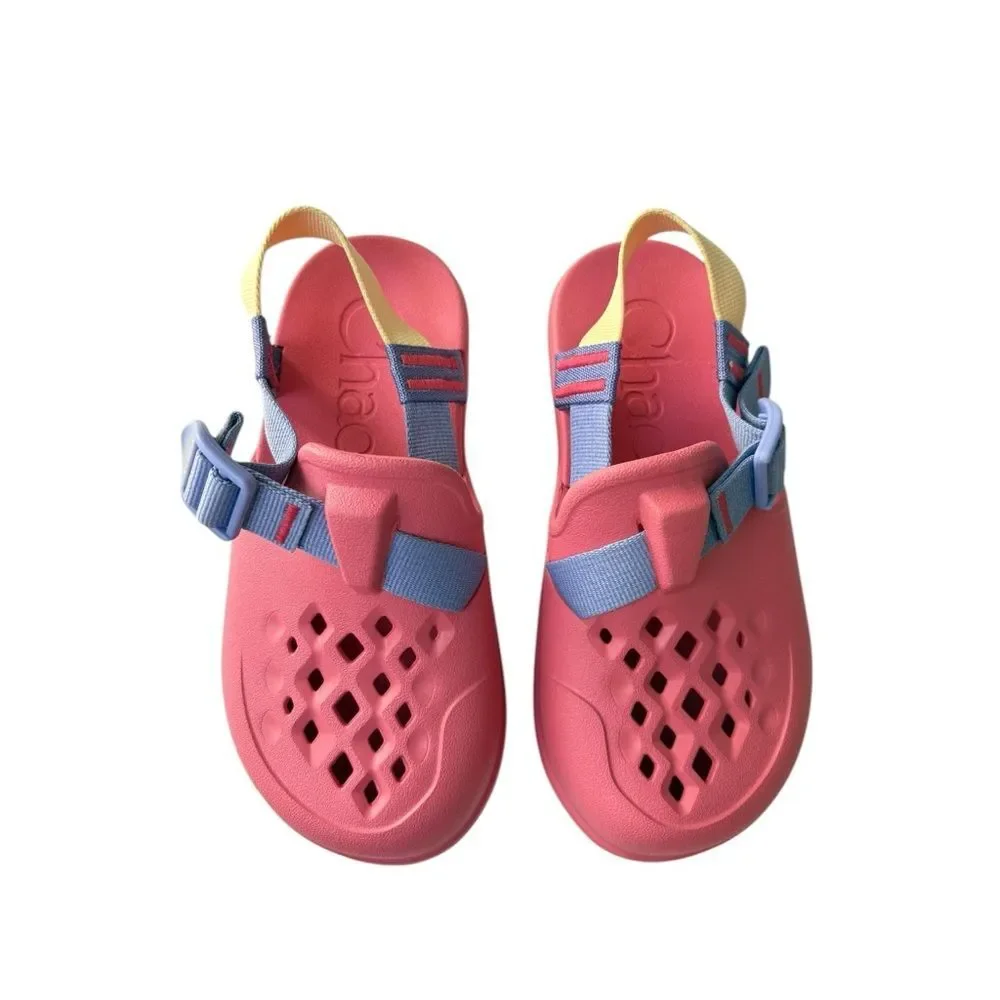 Chaco Kids' Chillos Clog Rose Pink Water Friendly Slip-on Shoes NWOB‎ Size 1